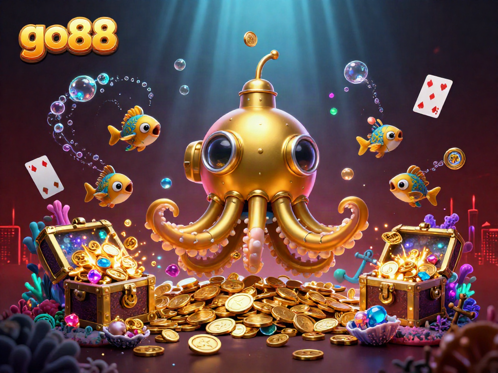Experience thrilling gameplay with go88, an engaging sea of riches featuring mechanical fish and treasure.