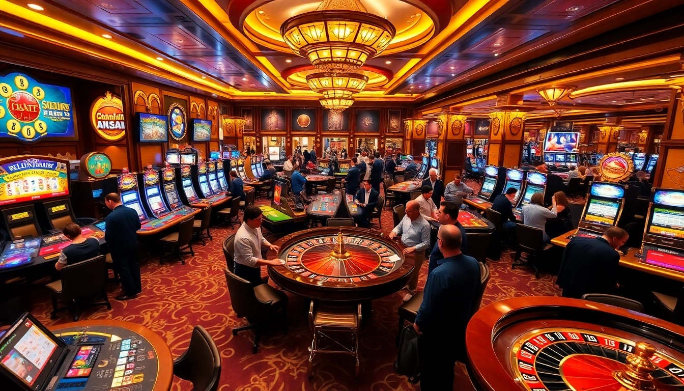 Experience the excitement at https://five88sss.com/ with lively casino tables and vibrant slot machines.