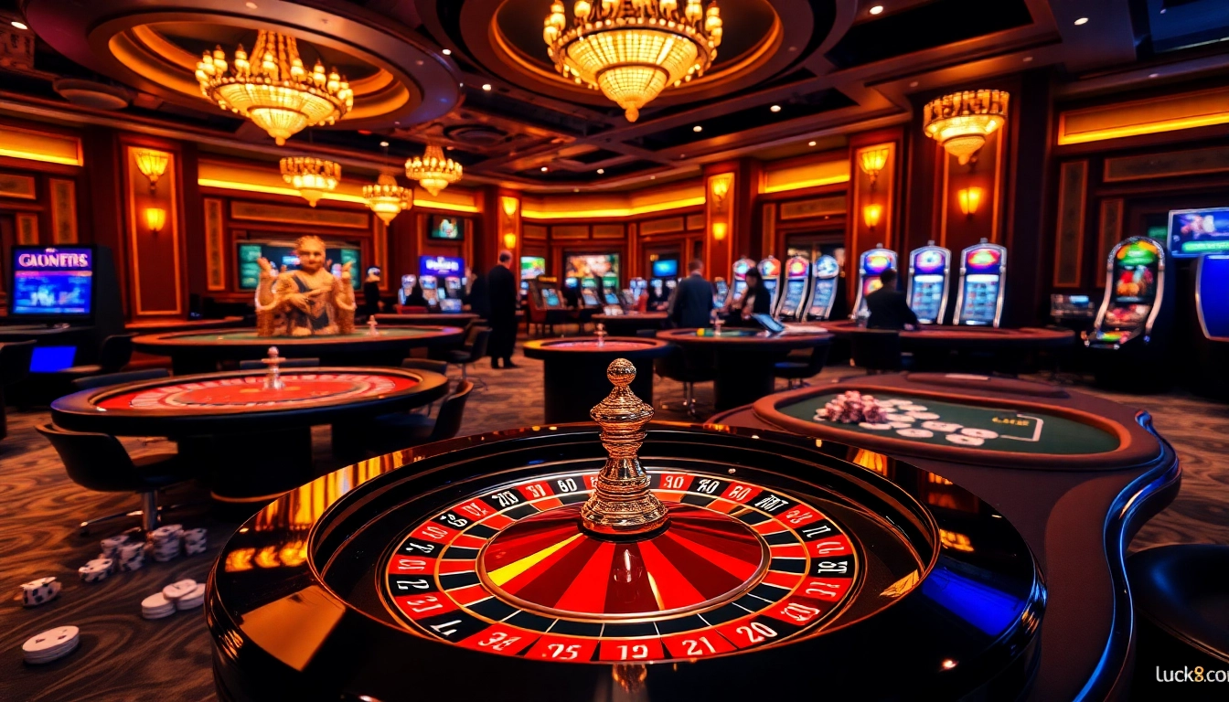 Experience high-stakes excitement at luck8.com with elegant casino games and vibrant atmosphere.