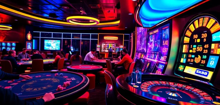 SX88 players enjoying an exhilarating gaming experience at a luxurious casino table.