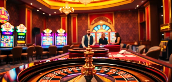 Experience thrilling gaming action at luckywin com with vibrant casino tables and engaging online elements.