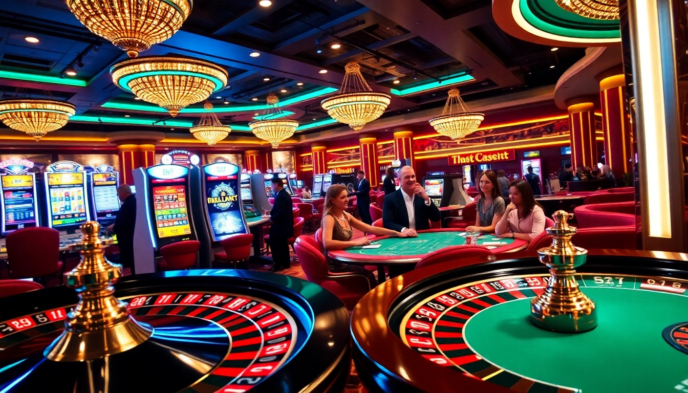 Experience thrilling gameplay at Thabet77 with vibrant poker tables and exciting slot machines.