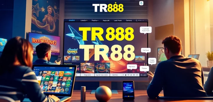 Experience the excitement of Nhà Cái TR88, showcasing online gaming platforms and player engagement.