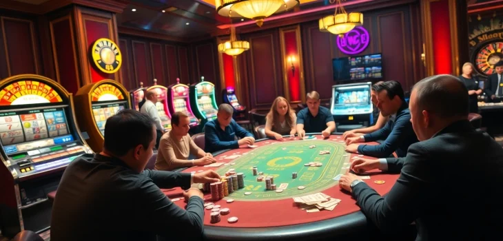 Engage with high-stakes poker action at https://f1682.email/, showcasing exciting gameplay and strategy.