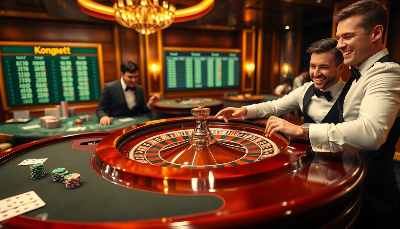 Experience excitement at https://kong88.win with professional roulette gameplay and captivating casino ambiance.
