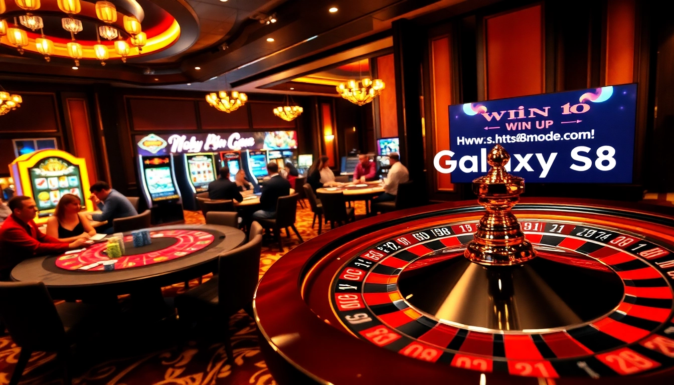 Experience the thrill of gaming at https://s8mode.com/ with engaging roulette and poker scenes.