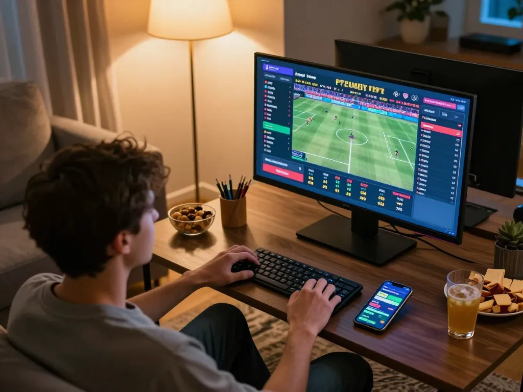 Betting excitement with online sports events on https://rr88.gratis/ and interactive interface at home.