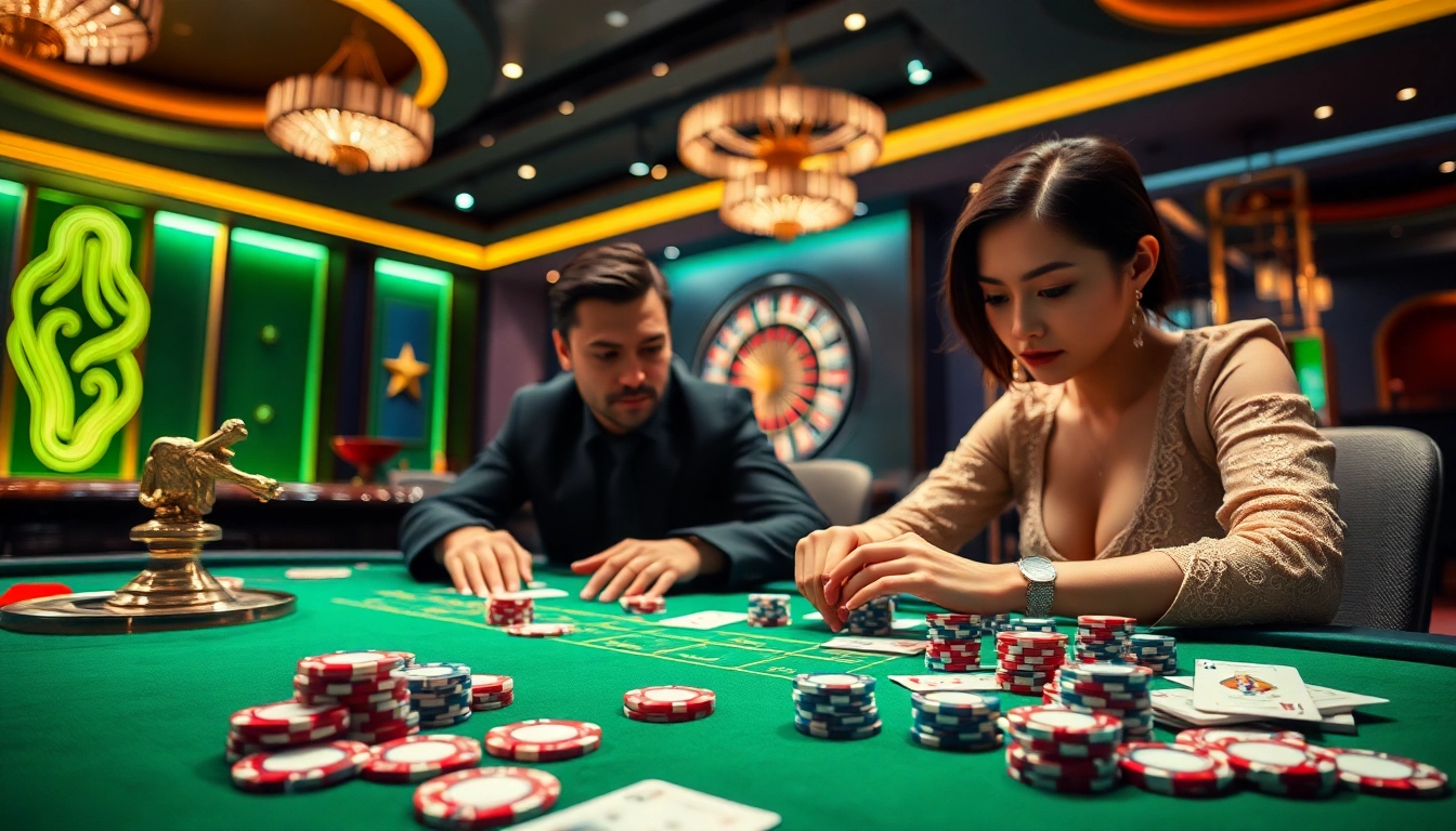 Experience thrilling gameplay at Xin88's casino with vibrant poker and roulette.