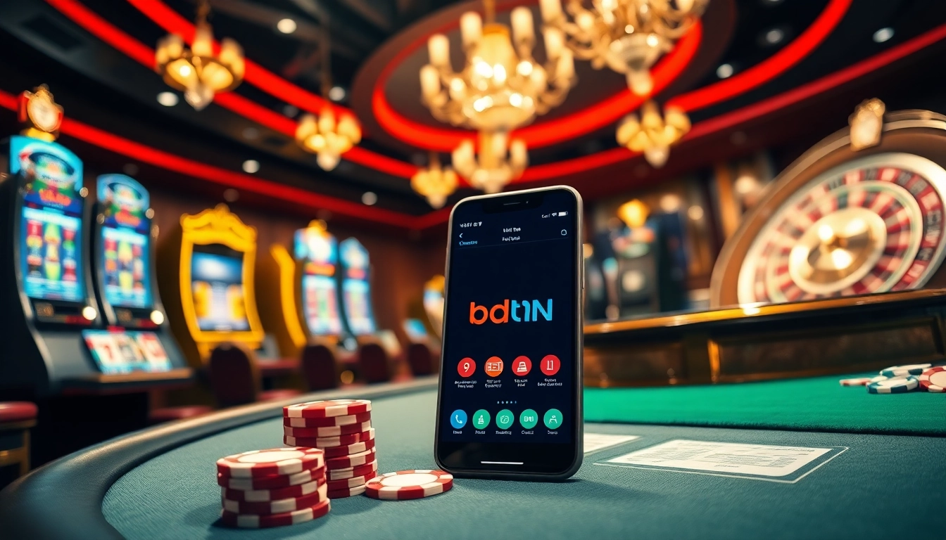 Experience the thrill of the bdtk1 app with exciting casino games and vibrant visuals combined.