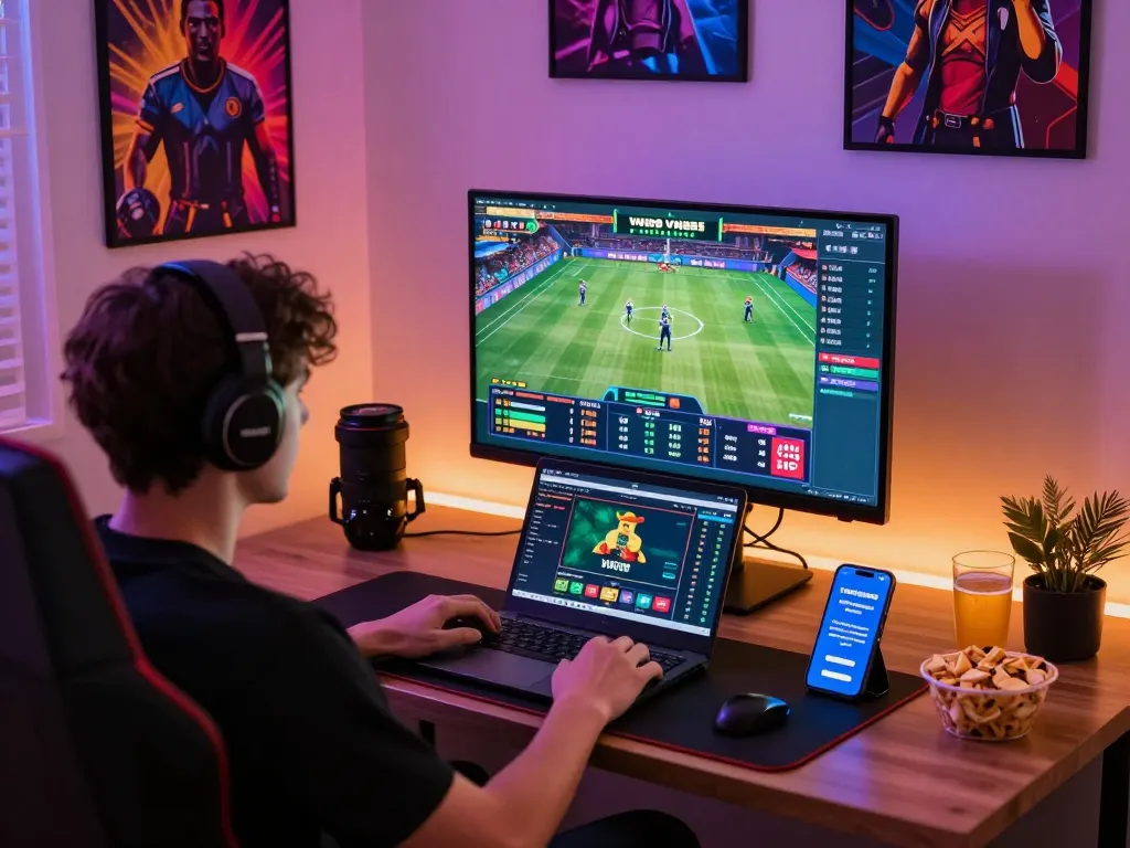 Exciting online betting experience at VN88 with lively gaming elements, technology, and comfort.