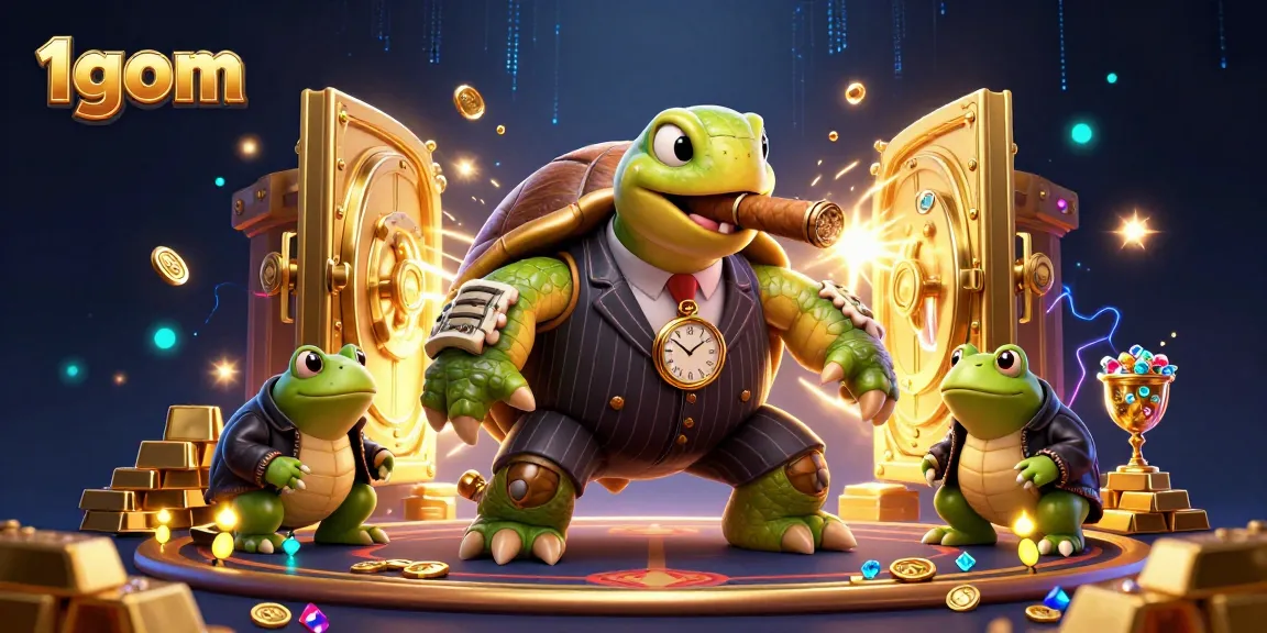 Experience thrilling moments at 1gom's casino with lively characters and treasure galore.