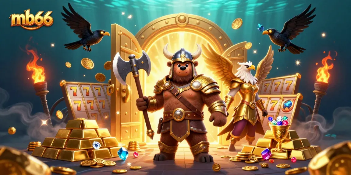 Experience thrilling gameplay at mb66 with a Viking bear, Valkyrie eagle, and treasure vault bursting with riches.