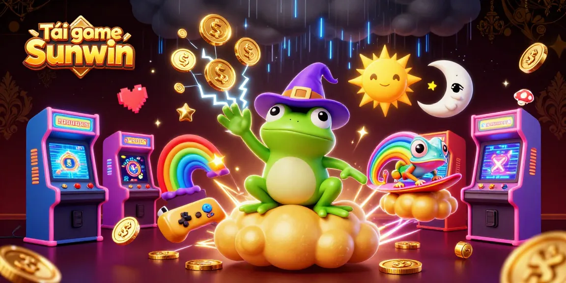 Play and win with Tải game Sunwin featuring vibrant casino characters and gold!