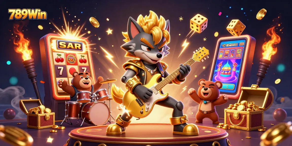 Immerse in the excitement of 789Win with dynamic 3D slot machines and vibrant casino elements.