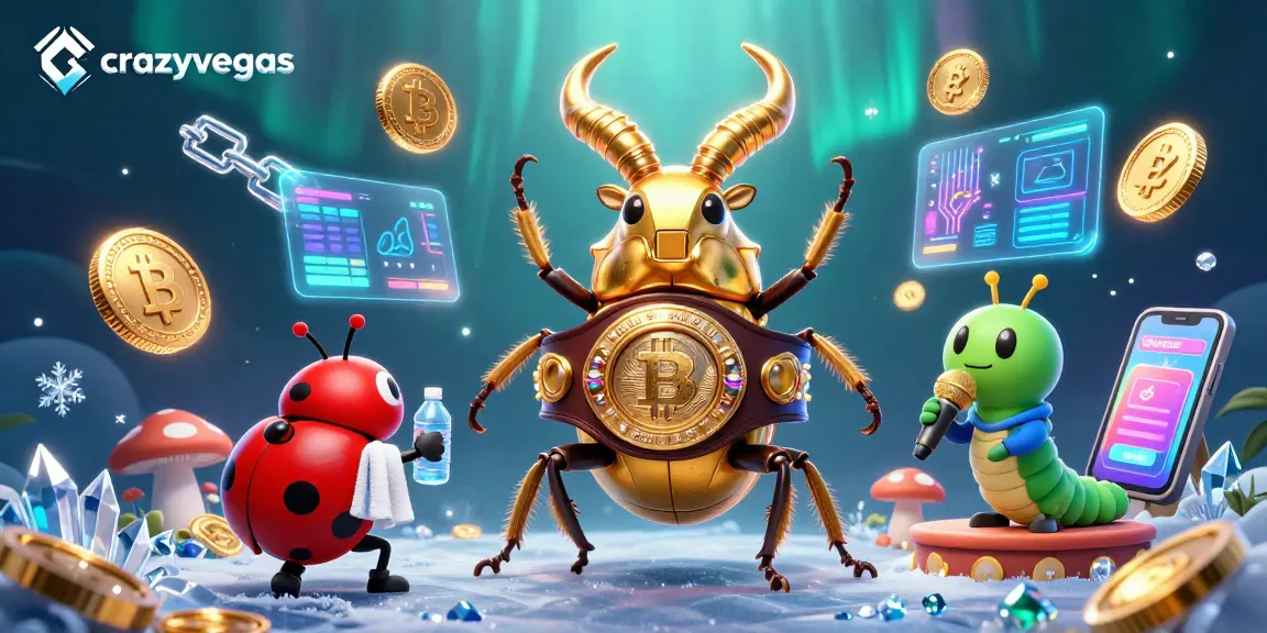 Experience the thrill of crazyvegas with dynamic characters in a high-stakes casino scene.