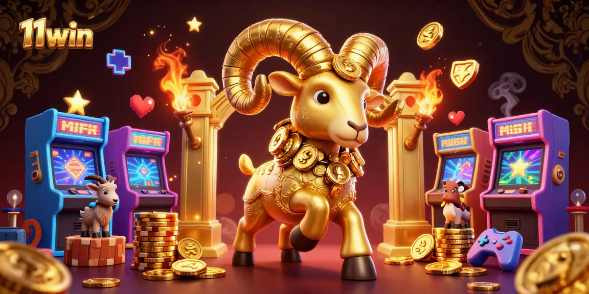 Join the action at 11win with a vibrant 3D illustration showcasing gaming excitement and thrilling elements.
